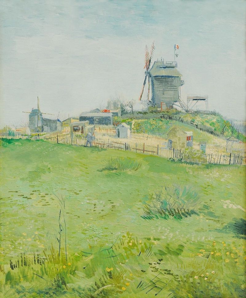 Vincent van Gough, Le Moulin de la Galette, one of Van Gogh's famous paintings of Montmartre.
