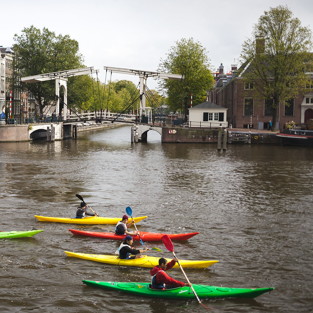 Kayaks on a Gracht