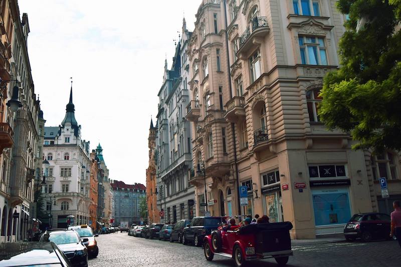 Beautiful city of Prague. Read insider tips on what to pack for Europe for a short trip with a carry-on. #travel #prague #packing