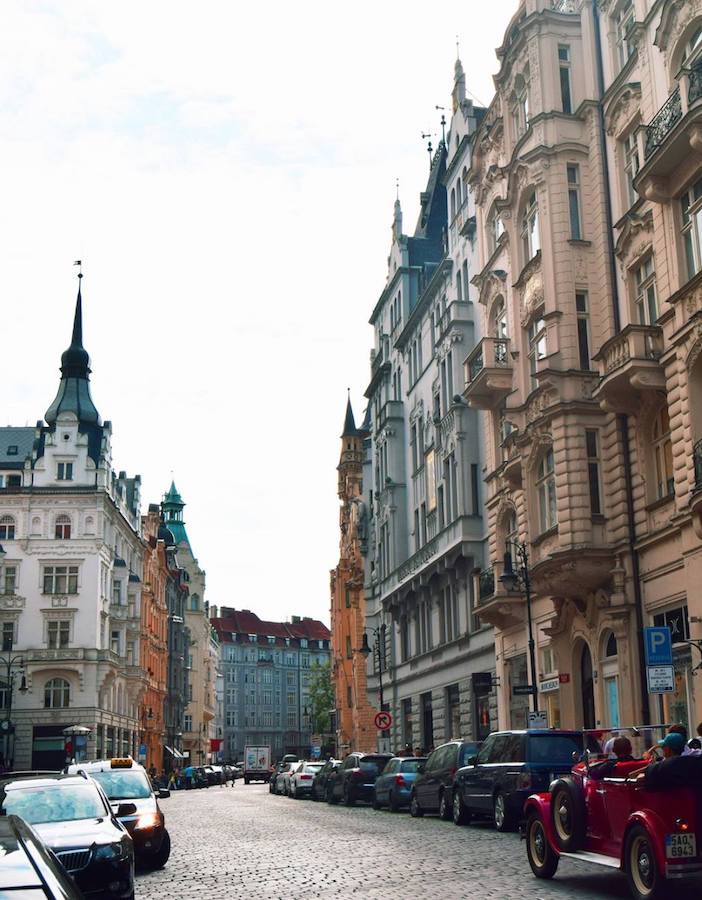 Czech out this street in Prague, one of the best European cities to visit. Read your perfect European itinerary for your first trip to Europe! #travel #prague #czechrecpublic