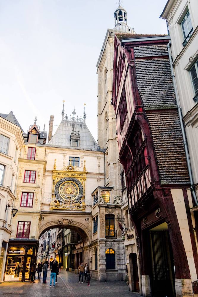 Rouen is a beautiful city in Normandy that you must include on your Normandy itinerary. A Rouen is only a day trip from Paris! #travel #normandy #rouen #paris