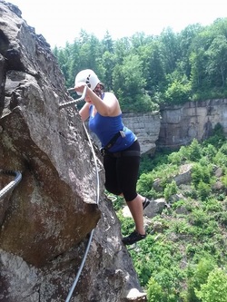 An introduction to via ferrata/klettersteig, a form of rock climbing: equipment, safety, and paths. For beginners, hill walkers, and adventure sports lovers.