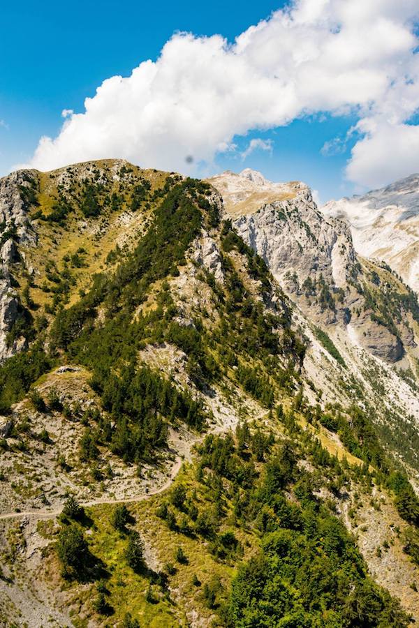 Theth to Valbona hike in Albania. Read the best things to do in Albania within your perfect Albanian itinerary. #Albania #Travel #Mountains #Hiking #Balkans