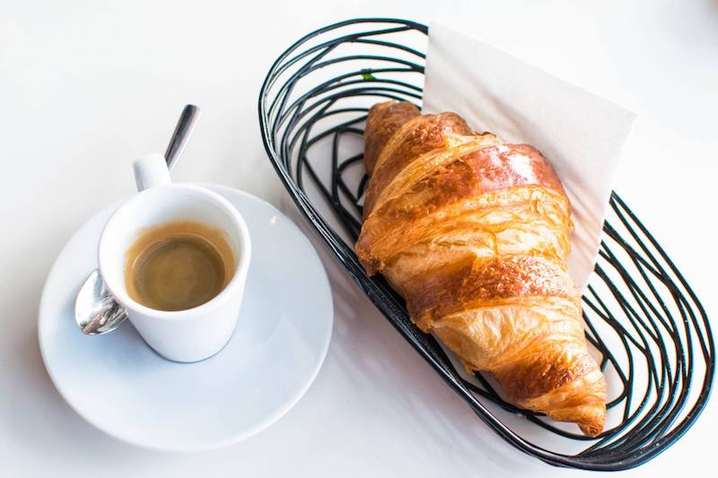 Breakfast in France. Read tips for saving money on accommodation in France with budget travel tips for France. 