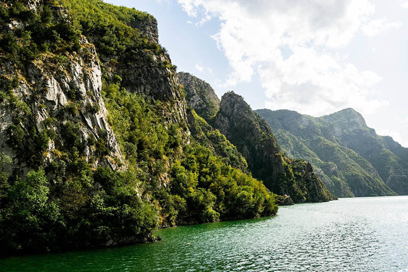 Beautiful photo of Albania's most famous reservoir. 