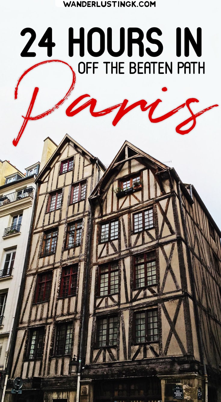 Looking for off the beaten path Paris on a budget? An insider’s guide to 24 hours in Paris with different things to do in Paris. #Paris #Travel #France