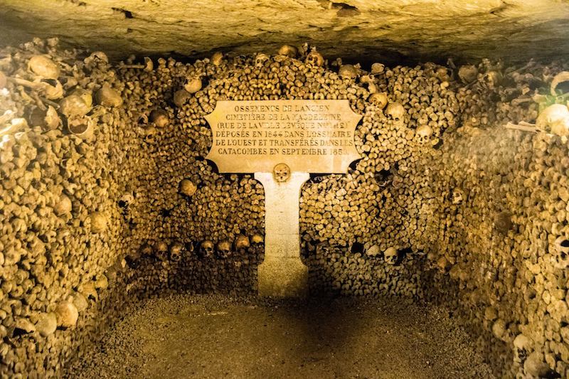 Paris Catacombs in the 14th Arrondissement. Read tips for the best things to do near the Paris Catacombs in Montparnasse! #travel #paris #france