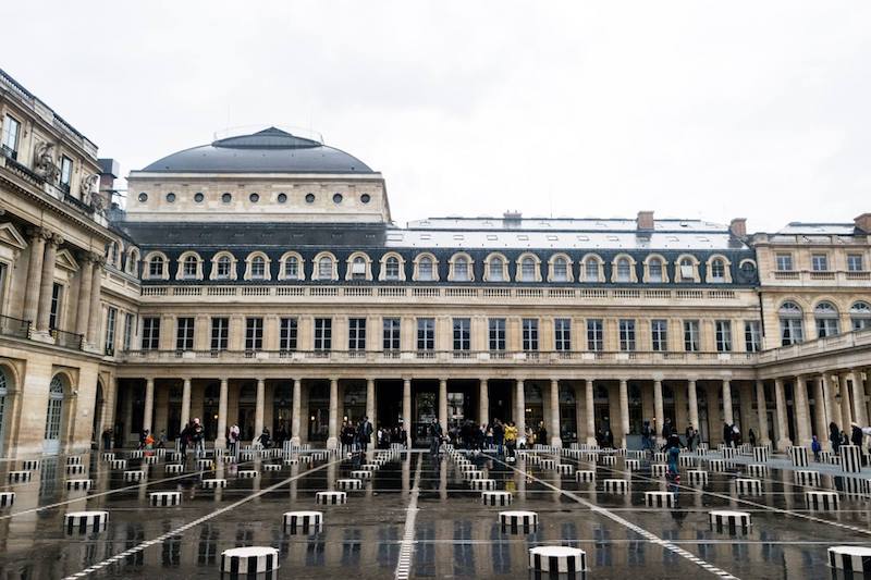 Photo of the Royal Palace in Paris (Le Palais Royal).