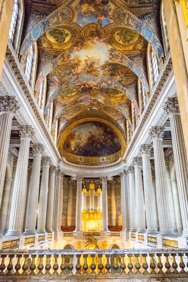Chapel of Versailles. Read practical travel tips for Versailles with how to skip the line at Versailles and how to get free tickets at Versailles! #travel #france #versailles