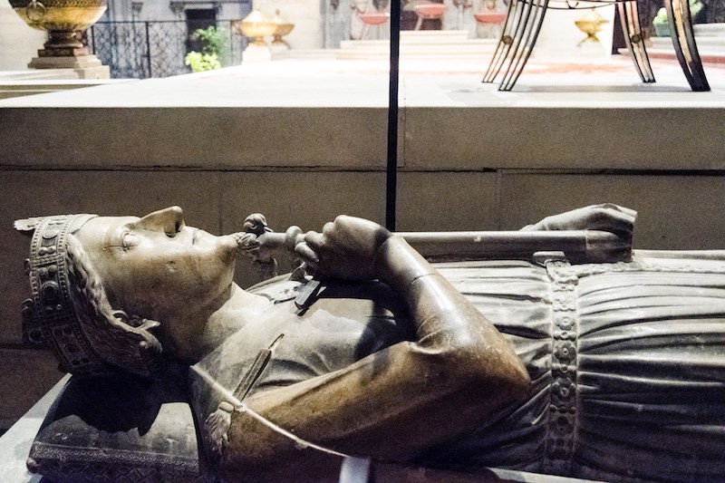Das Grab von Richard Löwenherz in Rouen, Normandie, Frankreich. #Reisen #Geschichte #Frankreich #Normandie