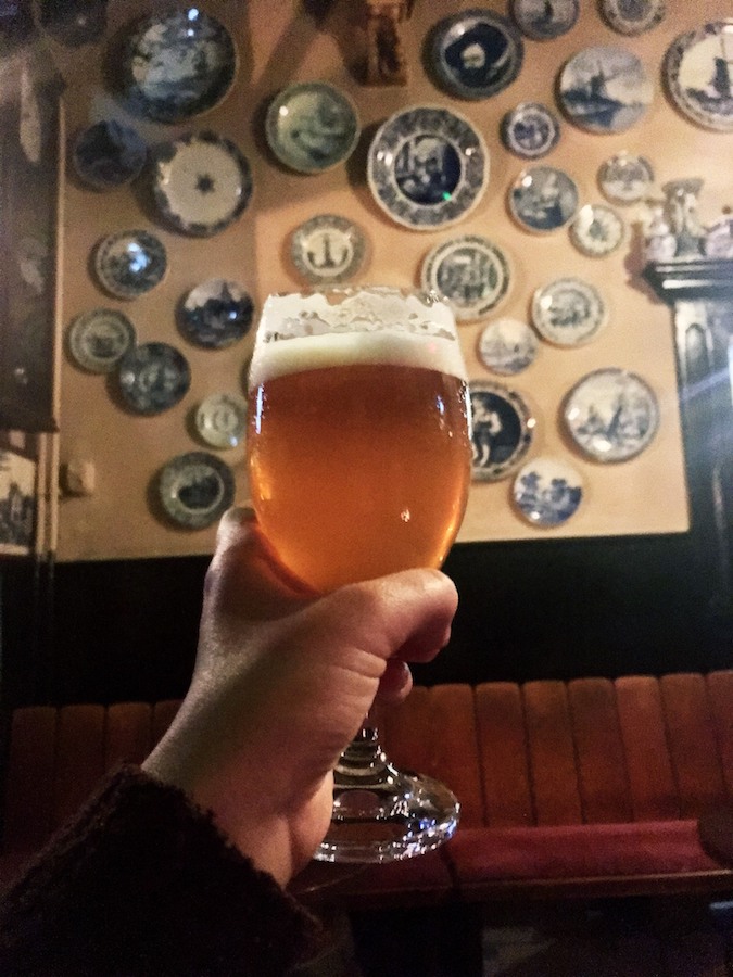 Beer in Delft. Read what you need to know before you visit the Netherlands with insider tips from a resident! #travel #netherlands #amsterdam #delft