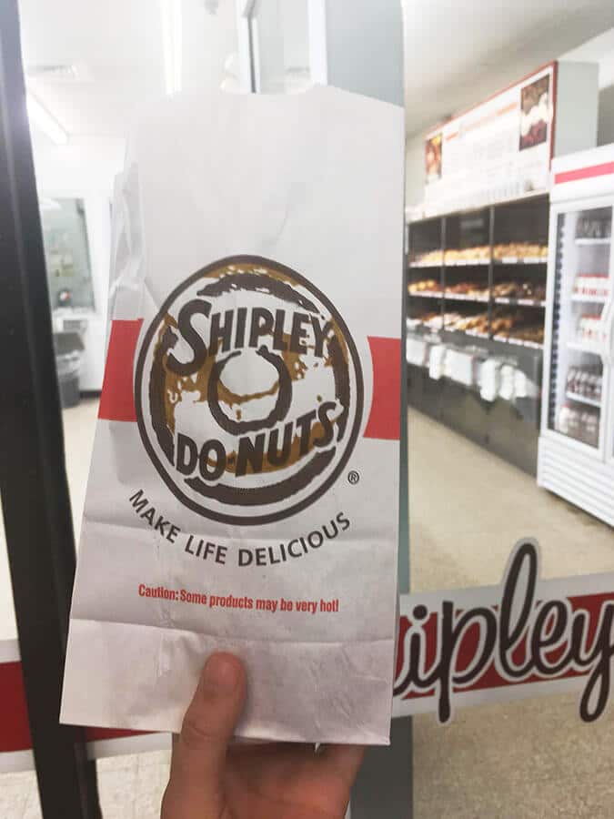 Delicious donuts from Shipley's Do-nuts in Houston, Texas.  You need to try this delicious dessert in Houston! #travel #food #texas #houston