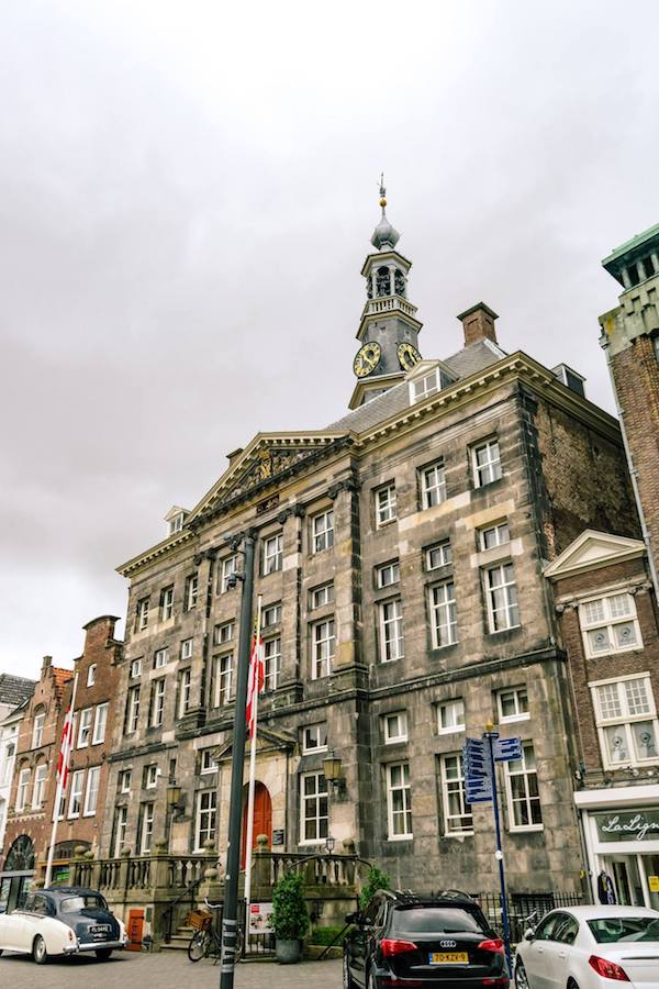 The Old Stadshuis in Den Bosch. This beautiful building sits in the middle of Markt, the main square of Den Bosch! #travel #denbosch