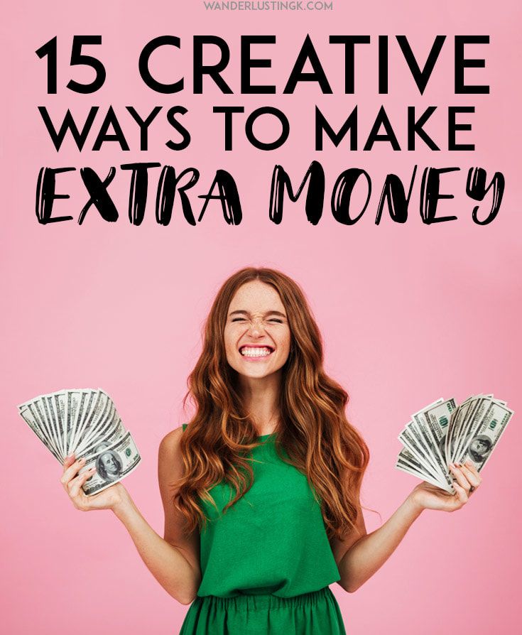 Looking to make extra money on the side? 15 clever side hustle ideas to make more money this year. No BS! #Money #Finances 