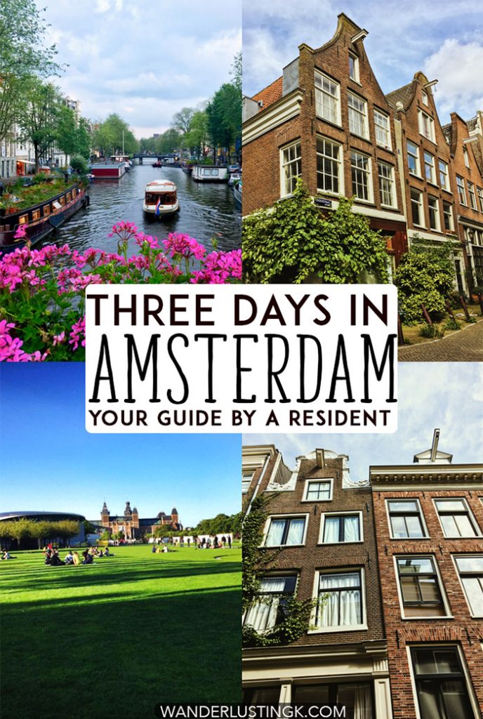Figuring out the best things to do in Amsterdam? Your insider guide to Amsterdam with a complete itinerary for Amsterdam with a map written by a resident. Includes what to do for three days in Amsterdam! #amsterdam #netherlands #europe #travel