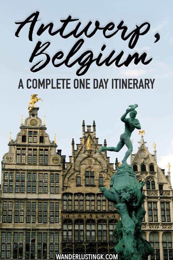 Visiting Antwerp, Belgium? A complete one day itinerary for Antwerp, including the best things to do in Antwerp and where to eat in Antwerp. #travel #belgium #antwerp #antwerpen #belie