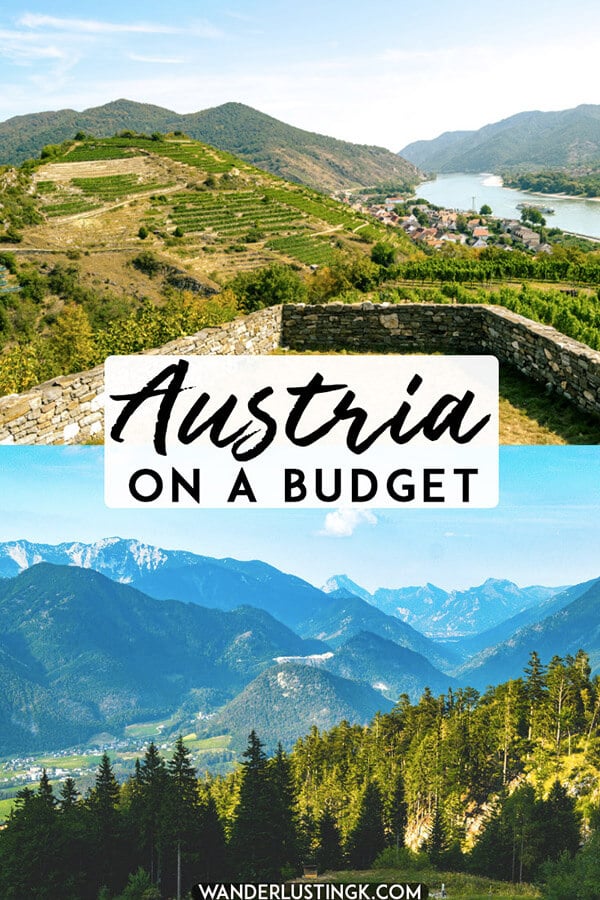 Traveling in Austria on a budget? 15 tips on how to save money in Austria from accomodations to food! #travel #austria #europe