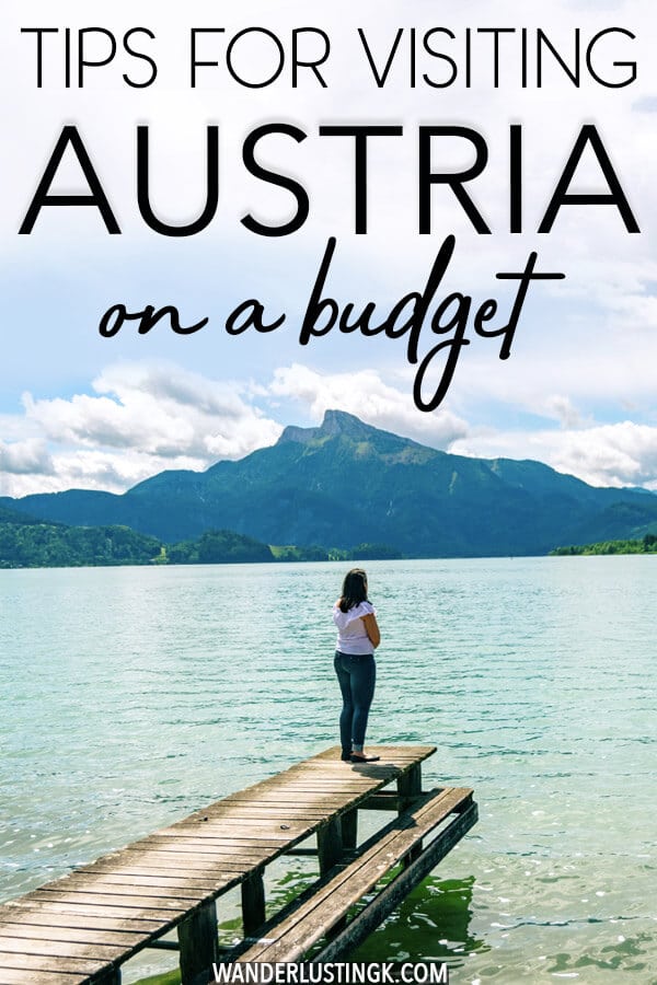 Looking to visit Austria on a budget?  Fifteen tips on how to cut costs while traveling in Austria having your dream trip! #travel #austria #europe #budget