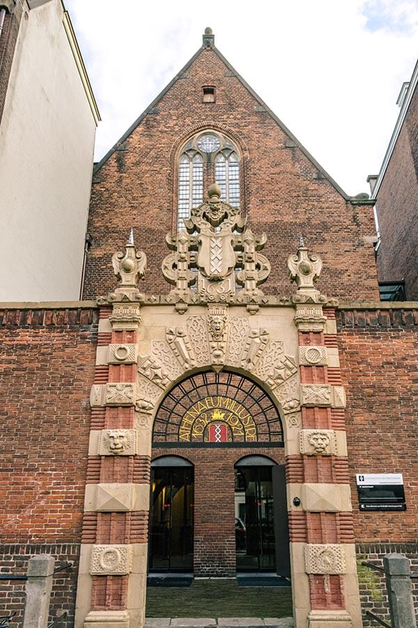 The Agnietenkapel is one of the original buildings part of the University of Amsterdam.