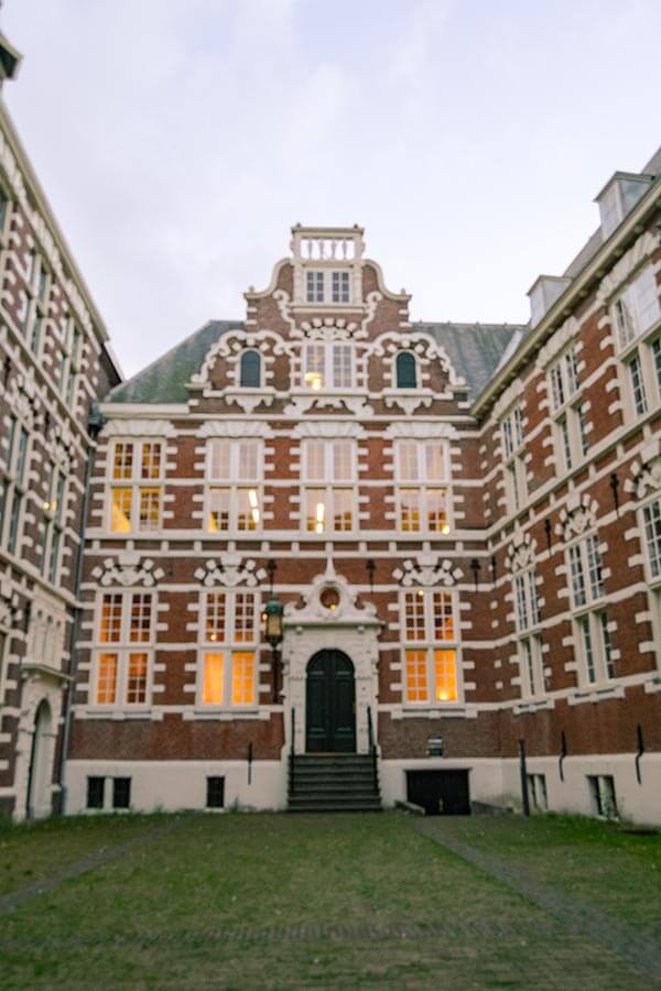 Exterior of the former headquarters of the V.O.C. (Dutch East Indies Company) in Amsterdam