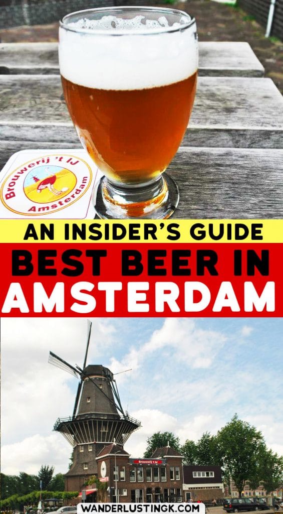 Love Beer? Your guide to going out in Amsterdam for beer by a local with the best breweries & beer bars in Amsterdam. #craftbeer #Amsterdam #beer #travel
