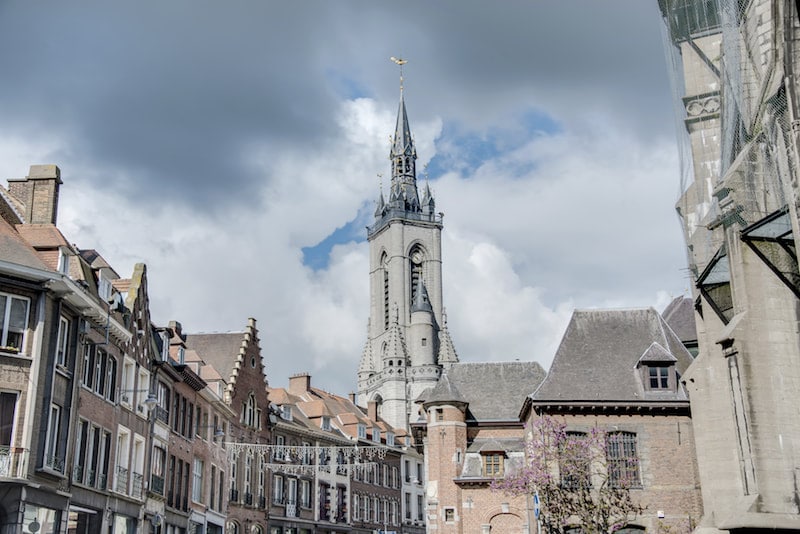 Photo of Tournai, one of the off the beaten path cities in Belgium to visit, perfect for a day trip from Brussels. Read about the most beautiful cities in Belgium, including best kept secrets!