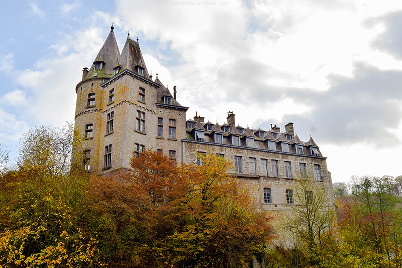 The private Durbuy Castle in Durbuy Belgium. One of the best things to see in Durbuy Belgium.