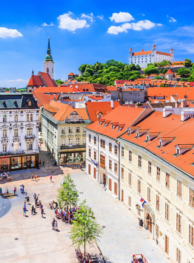 Foto von Bratislava, einer der besten europäischen Städte, die Sie auf Ihrer zweimonatigen Europareise besuchen sollten! #Reisen #Europa #eurail #Bratislava