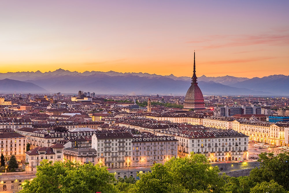Cityscape of Torino Italy. Read why you need to visit Torino Italy.