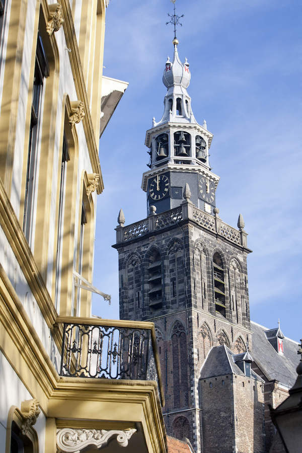 Sint-Janskerk, one of the most beautiful churches in the Netherlands, is located in Gouda. Gouda is the perfect day trip from Amsterdam! #travel #gouda #netherlands #holland