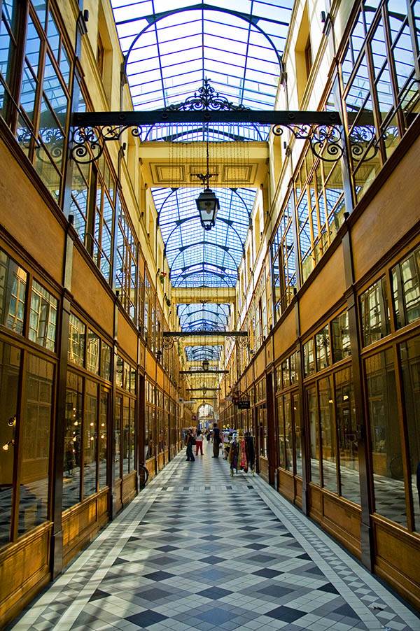 Photo of Passage du Grand Cerf, one of the most beautiful covered passages in Paris and a must-see for secret Paris with a free self guided walking tour of Paris. #France #Paris #Travel