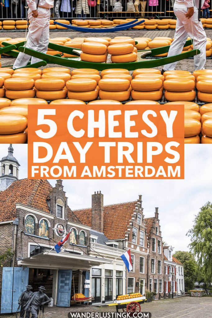 Love cheese? Your guide to the best cheese markets in the Netherlands, an easy day trip from Amsterdam.  These cheese markets (mostly in Holland) are a delight for cheese lovers! #amsterdam #holland #netherlands #nederland #kaas #cheesemarket #alkmaar #edam #gouda