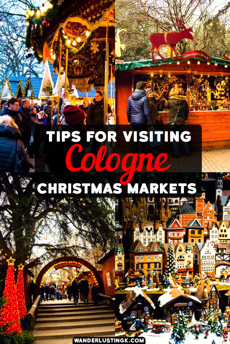 Why you should visit Cologne in December. Tips for visiting the German Christmas Markets in Cologne with map of locations! #Christmas #Germany #Cologne