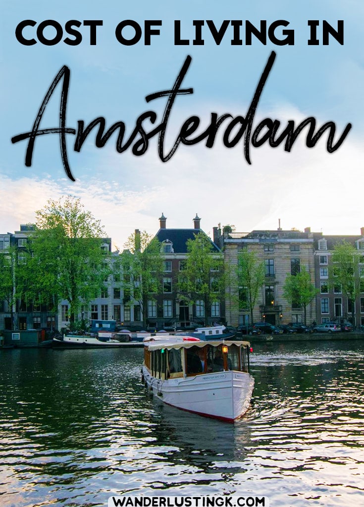 Thinking of moving to the Netherlands? Read the real cost of living in Amsterdam, the Netherlands with a detailed cost breakdown. #expat #europe #amsterdam