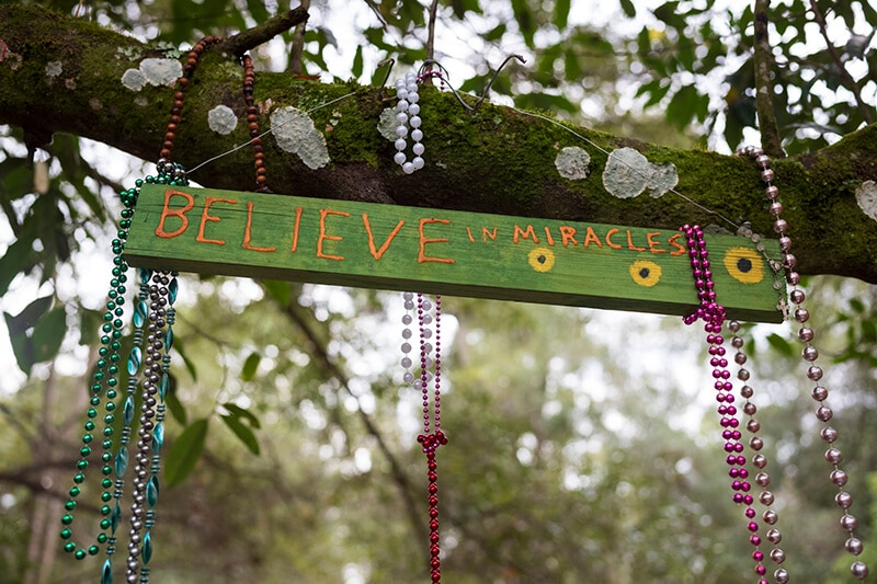Horseshoe Park and Fairy Trail near Cassadaga Spiritualist Camp in Cassadaga, Florida