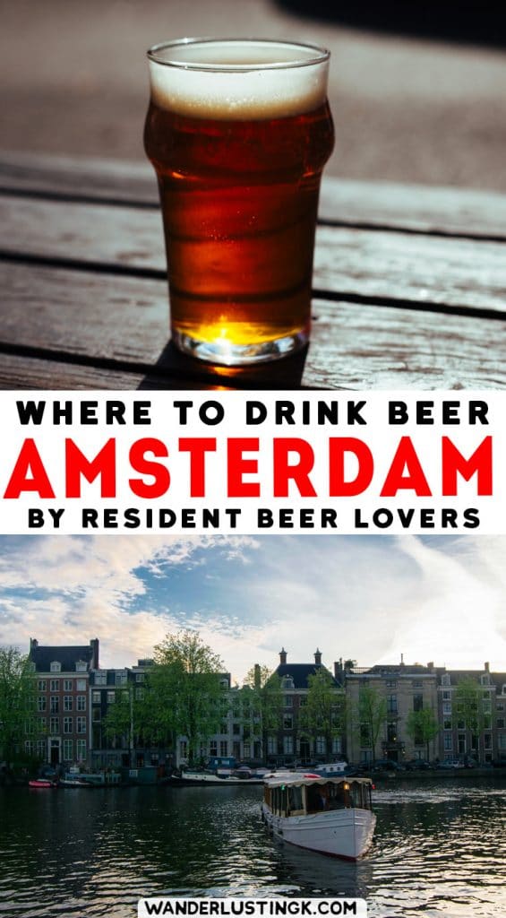Read an insider's guide to beer in Amsterdam for foodies with the best breweries & places to drink in Amsterdam. #Amsterdam #Beer #travel #foodie