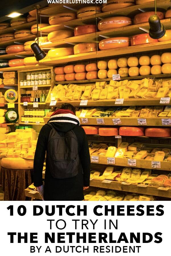 Your essential guide to the best Dutch cheeses to try in the Netherlands written by Dutch residents with tips on where to find the best Dutch cheese shops in Amsterdam! #travel #amsterdam #cheese #holland #netherlands
