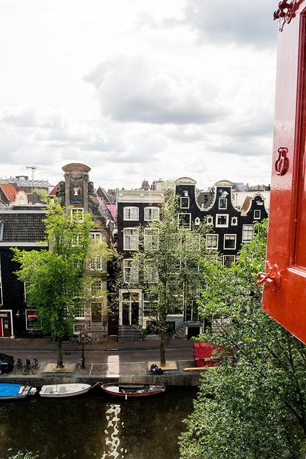 Beautiful view of Amsterdam canals from Our Lord in the Attic, a hidden church at the top of an Amsterdam canal house. #amsterdam #holland #netherlands #canals #nederland #grachten
