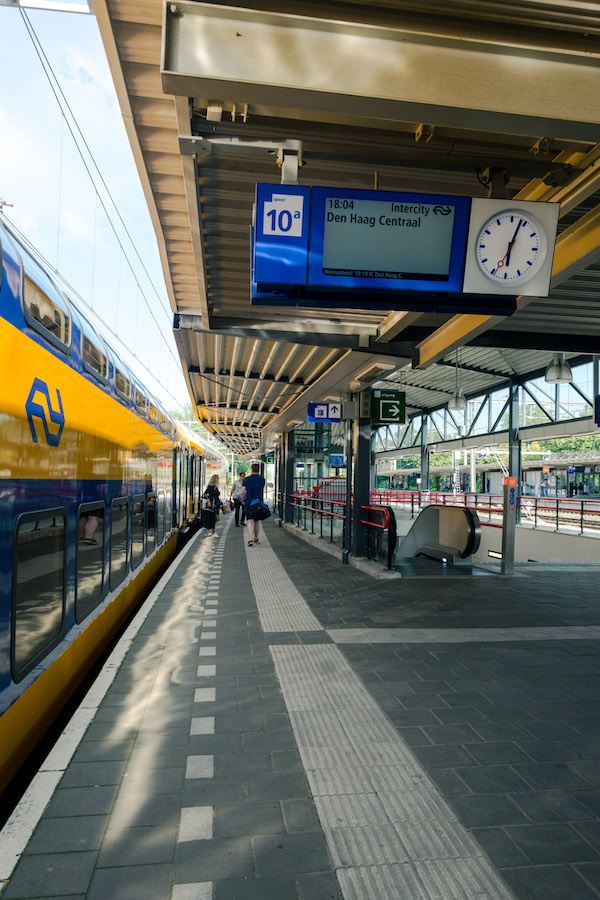 Train in the Netherlands. Read tips for finding discount train tickets in the Netherlands! #travel #netherlands #trains
