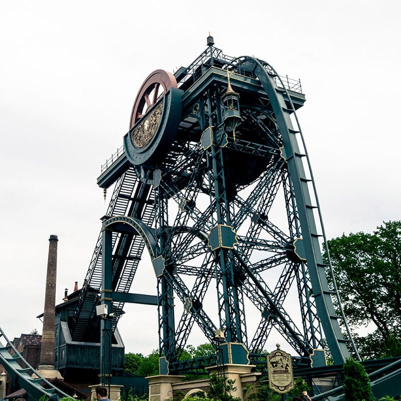 Baron 1898, one of the roller coasters for adults at Efteling amusement park in the Netherlands. #travel 