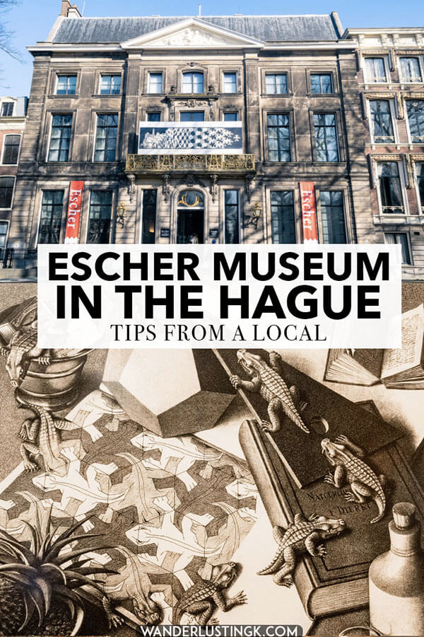 Besuchen Sie Den Haag? Ihr lokaler Führer für das Escher-Museum in Den Haag (Escher in het Paleis).  Dieses Kunstmuseum ist Eschers Kunstwerken und optischen Täuschungen gewidmet! #Kunst #Den Haag #Holland #Niederlande #Reisen #Escher #denhaag