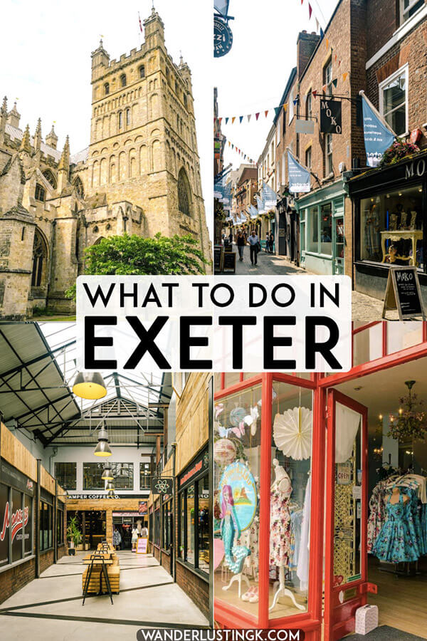 Looking for what to do in Exeter, Devon? A guide to shopping in Exeter and Harry Potter related things in Exeter, J.K. Rowling's university home! #devon #UK #travel #exeter