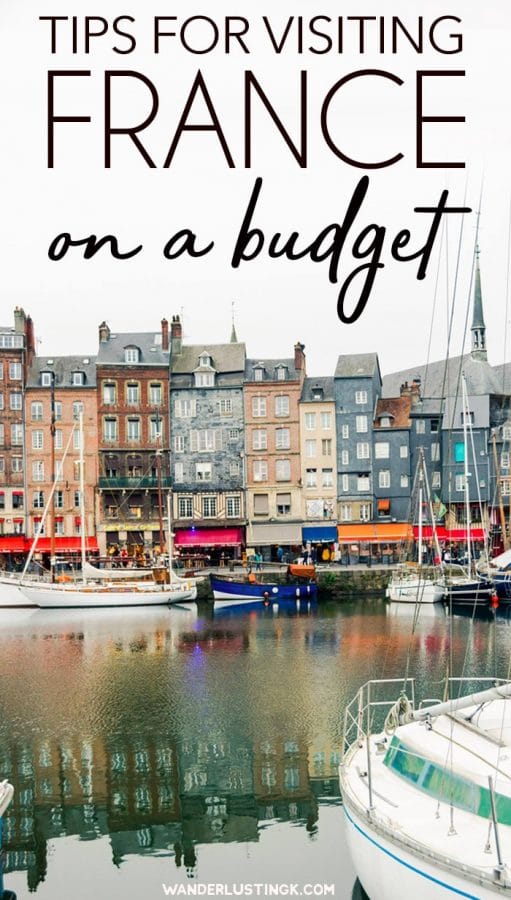Traveling to Paris on a budget? Tips for visiting France on a budget with cost cutting travel tips for your trip to France to save money on hotels, food, and tours. #Travel #France #Europe #Paris