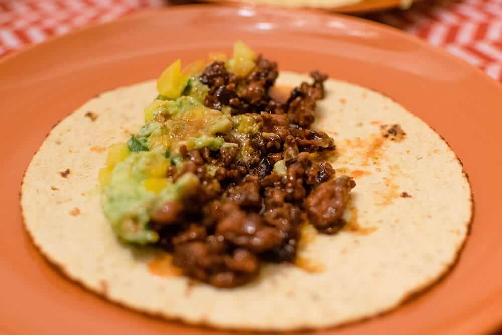 Tex-Mex and Surinamese fusion tacos. These easy tacos are the perfect mix of savory and spicy!  #tacos #recipes #fusionfood