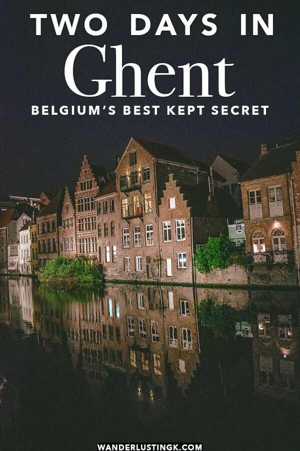 Your perfect itinerary for Ghent, Belgium's most underrated city.  This guide to Ghent includes what to do in Ghent over a weekend in Gent and the best things to do in Ghent that you can't miss! 