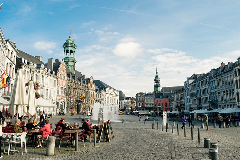 Photo of Grote Markt in Mons, Belgium. See the most beautiful squares in Europe by visiting the most beautiful cities in Belgium.