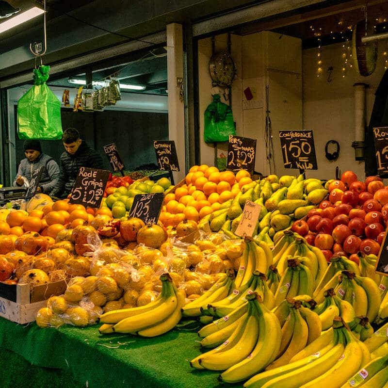 Fresh produce at the Hague Market, the best market in the Hague for fresh fruit and vegetables. #hague #holland