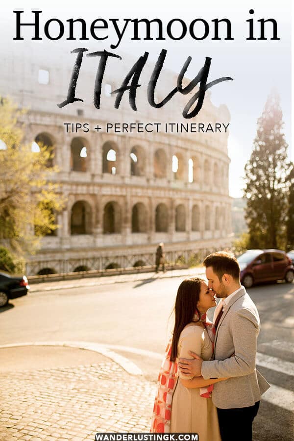 Planning your honeymoon in Europe? Read this tried-and-tested itinerary for a perfect honeymoon in Italy with helpful tips.  Includes the best of Italy in 10 days for independent travelers, including Rome, Bologna, and Venice!