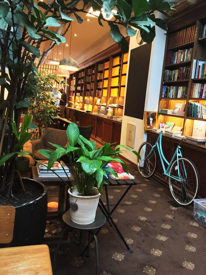 The Bookstore, one of the most beautiful cafes in the Hague. Read about where to get a great coffee in the Hague in this cafe guide to the Hague by a resident! #travel #Hague #Netherlands #Holland #coffee
