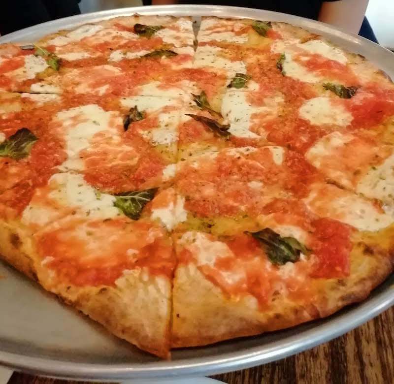 pizza from Juliana's pizza, a famous pizzeria in downtown Brooklyn